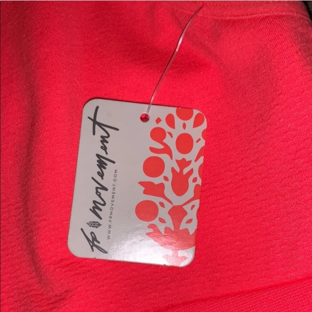 Free People Movement Every Single Time Runsie. NWTS Neon Coral sz M/L